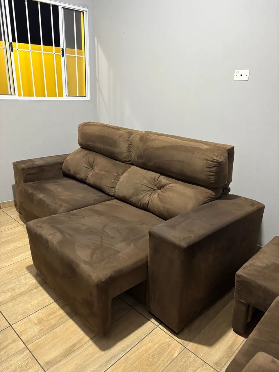 Vendo Sofá Retrátil e Reclinável de 2 e 4 lugares  - Foto 3