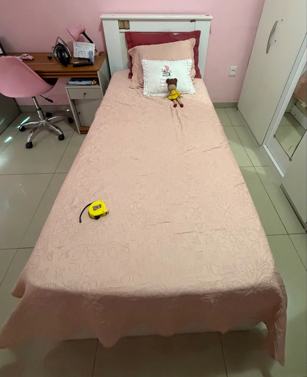KIT GUARDA-ROUPA E CAMA SOLTEIRO - Foto 2