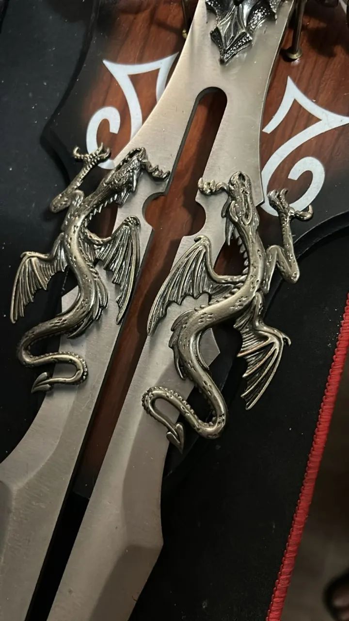 Espada de Dragão Fantasy - ITEM DE COLECIONADOR - Foto 3