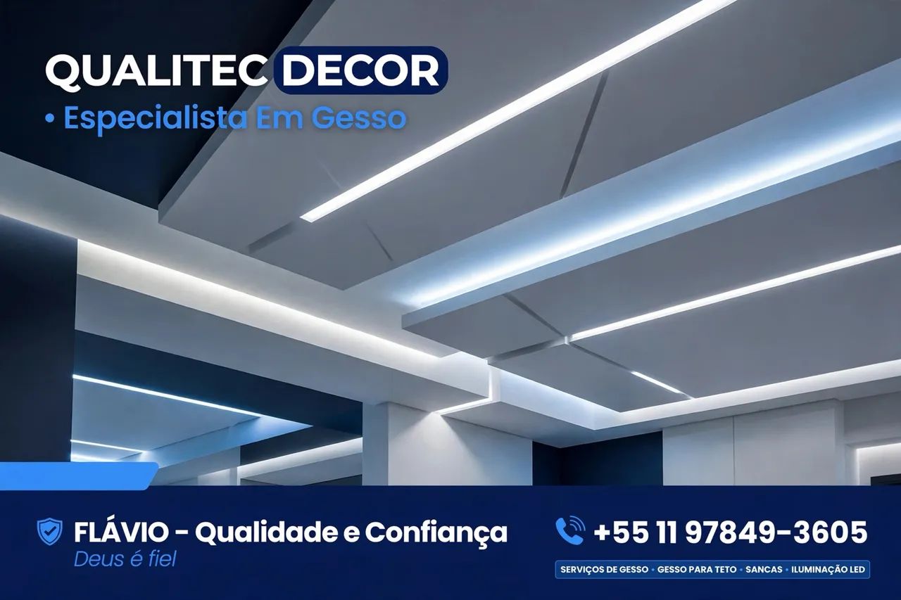 Forro de Gesso e Sanca - Foto 2