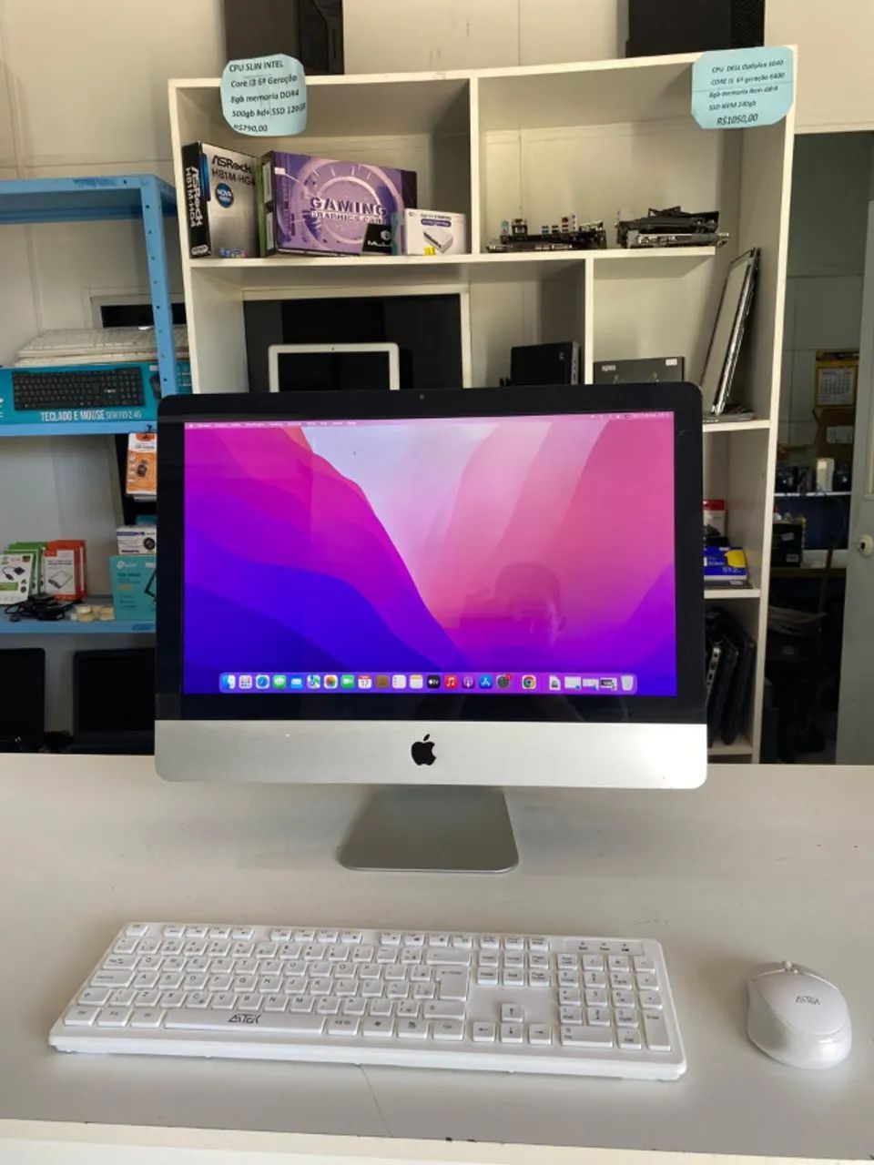 Imac 21.5 Polegadas core I5 2,7 Ghz/ 16gb Memoria RAM/ssd 240gb /( ano 2011) garantia e nf - Foto 5