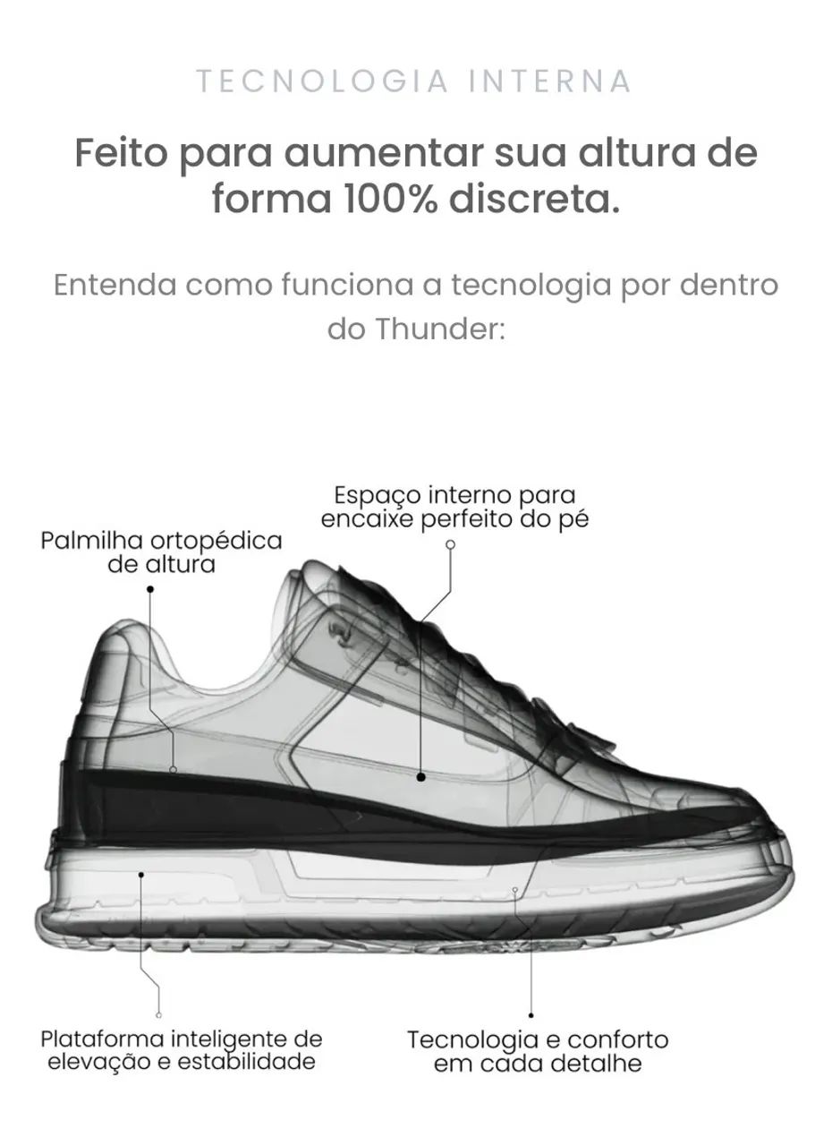 Tênis Casual Thunder | Alto Calçados  - Foto 4