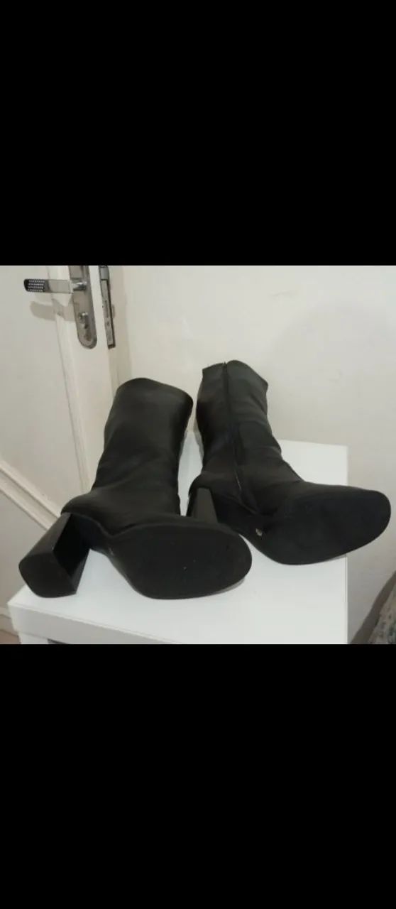 Bota de Couro Preta - Foto 3