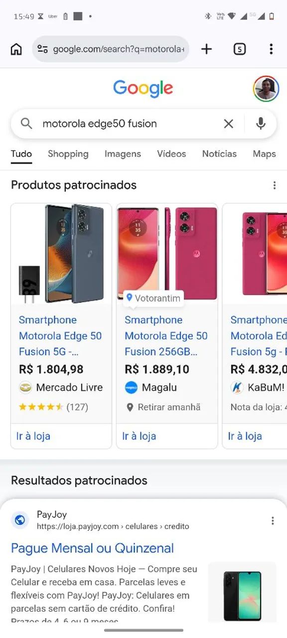 Moto Edge 50 Fusion  - Foto 4