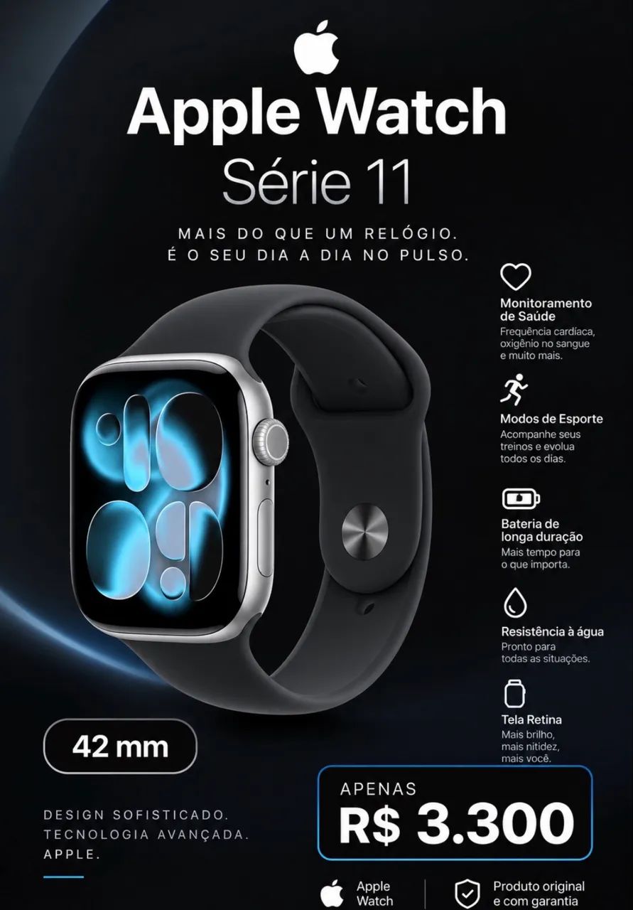 APPLE WATCH SÉRIE 11  42mm - Foto 5