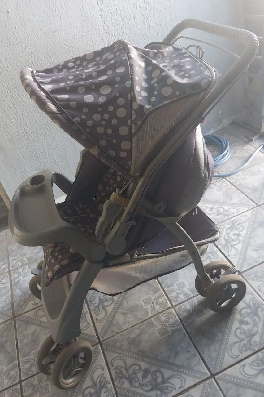 Carrinho Galzerano com capota de bolinhas - Foto 2
