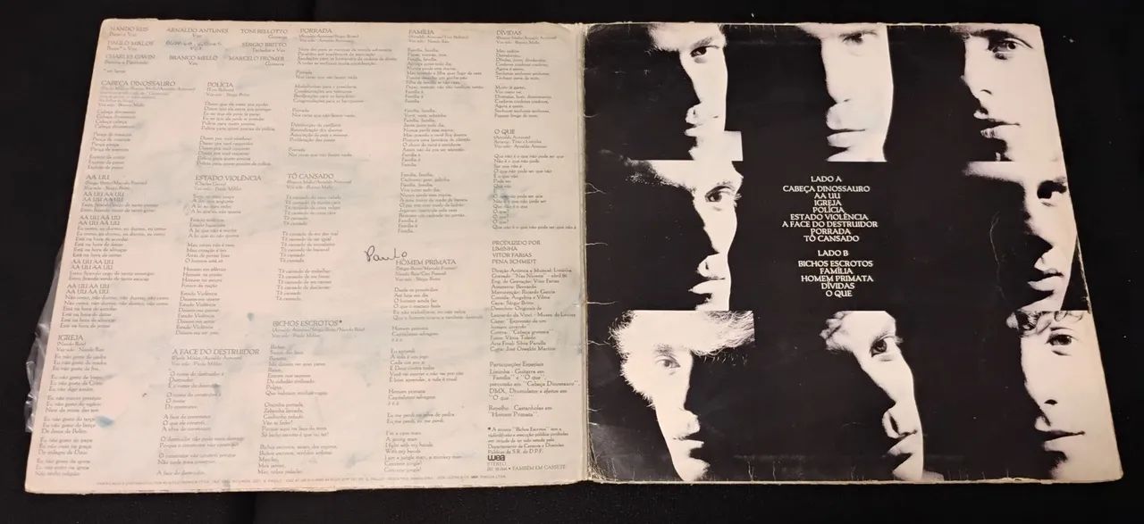 Vinil Titãs - Cabeça Dinossauro (Disco, LP) - Foto 3