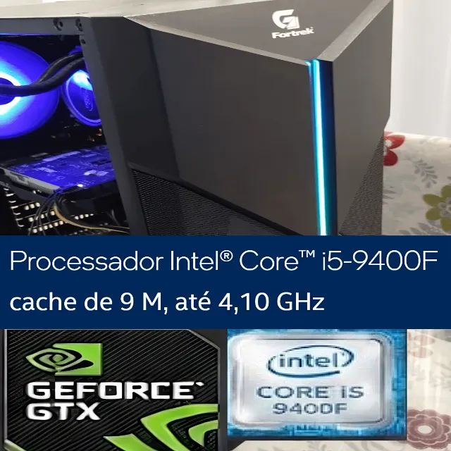 i5 9400F 6コアCPU + 最新GTX1650 快適パソコン computador gamer i5 9400f 16gb gtx 1650 - Computadores e Desktops