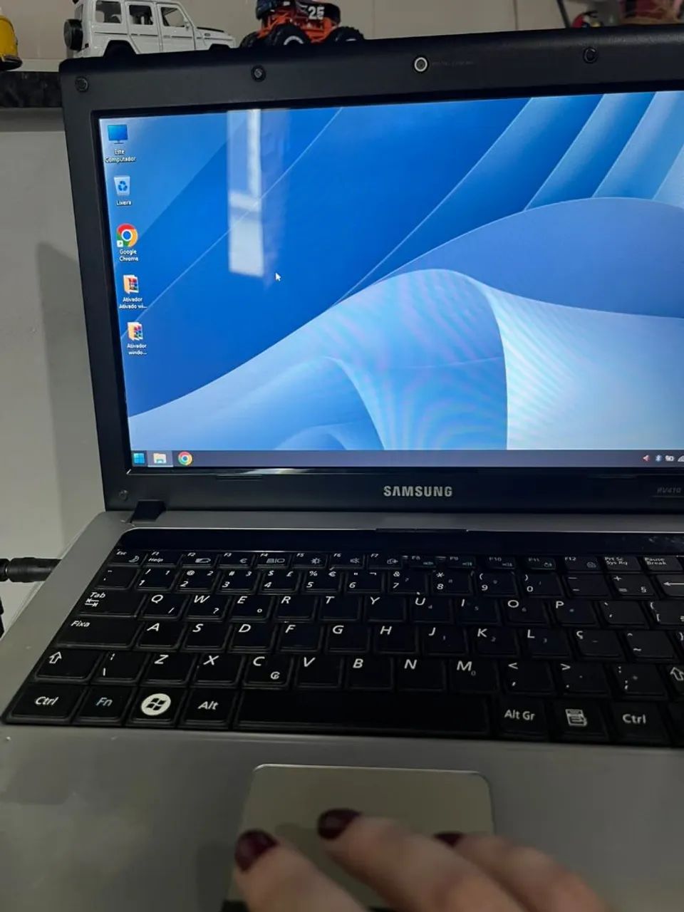 Notebook Samsung Windows 10 64bit + 2gb ddr3 + hd 160gb 