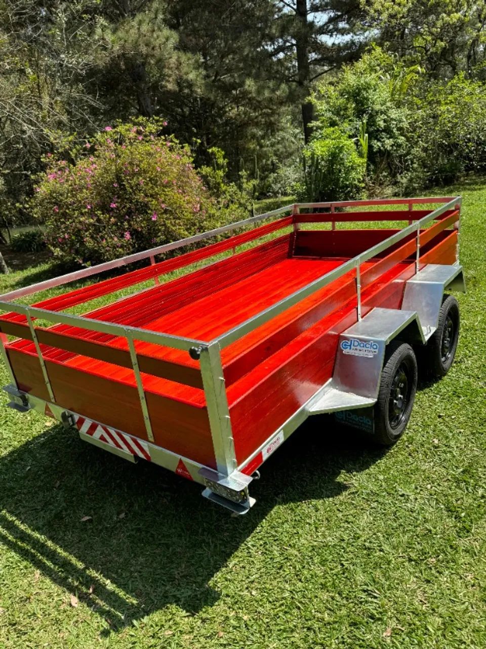 CARRETINHA REBOQUE NOVA - PRONTA PARA USO E EMPLACAMENTO!  - Foto 5