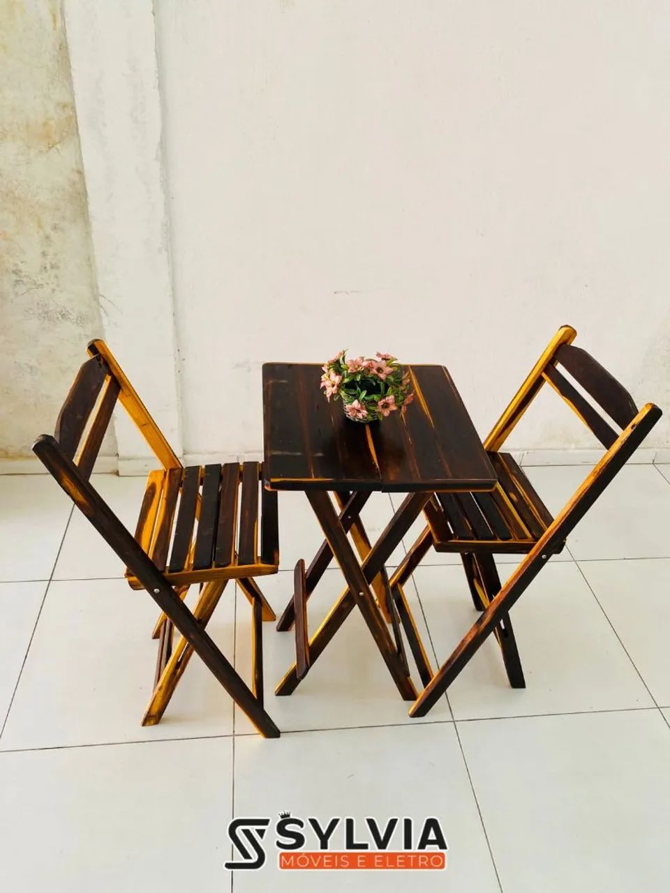 Conjunto de bistrô dobrável invernizada  - Foto 5
