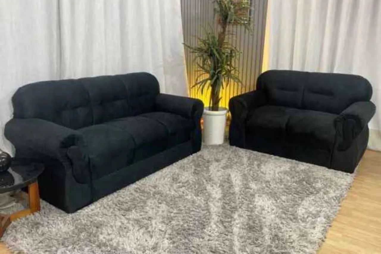 550,00 PROMOÇÃO- sofá conjunto Brasil - 3 e 2 lugares / sofá barato de fábrica