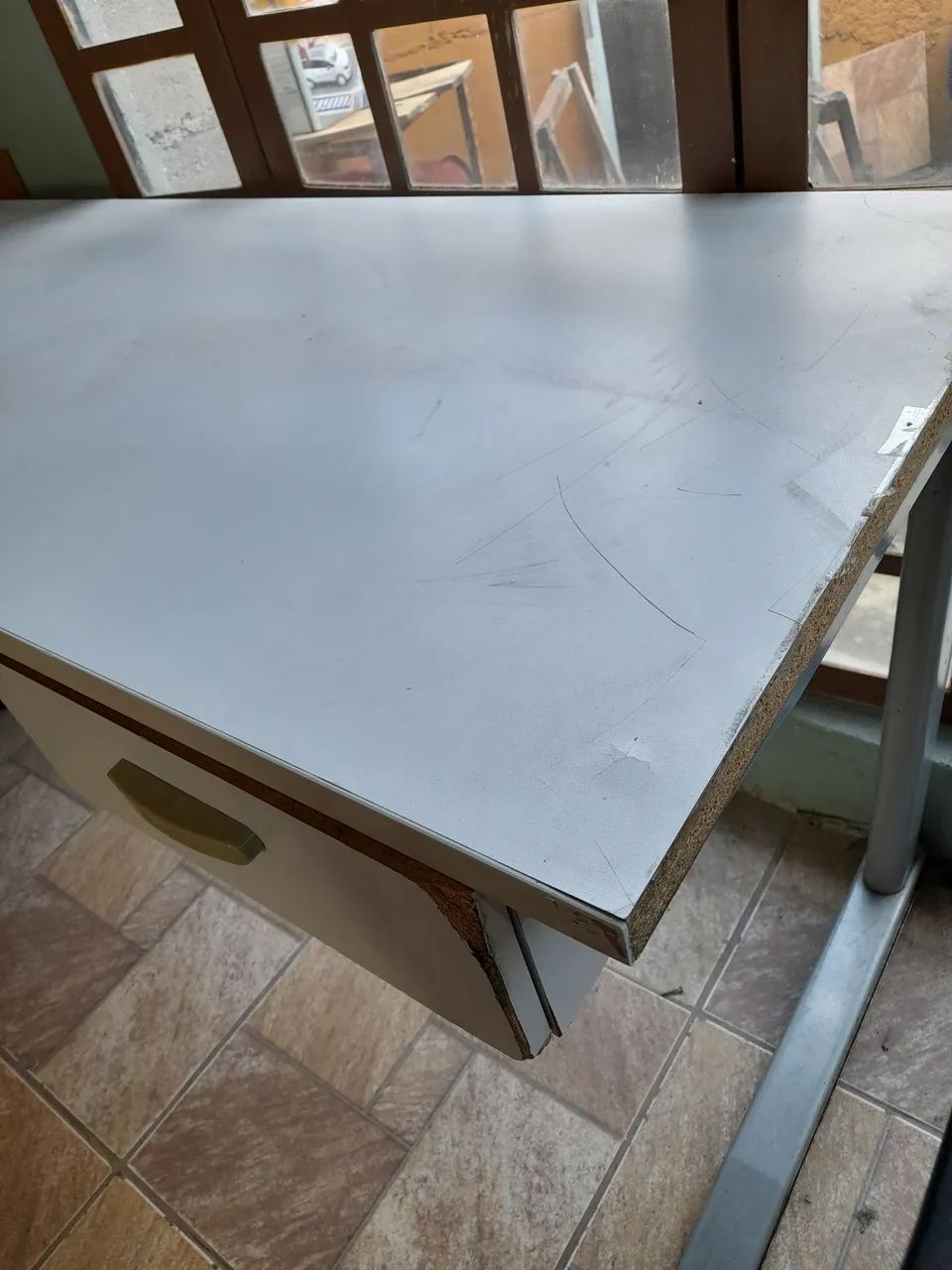 Mesa em L - Usada - Foto 2
