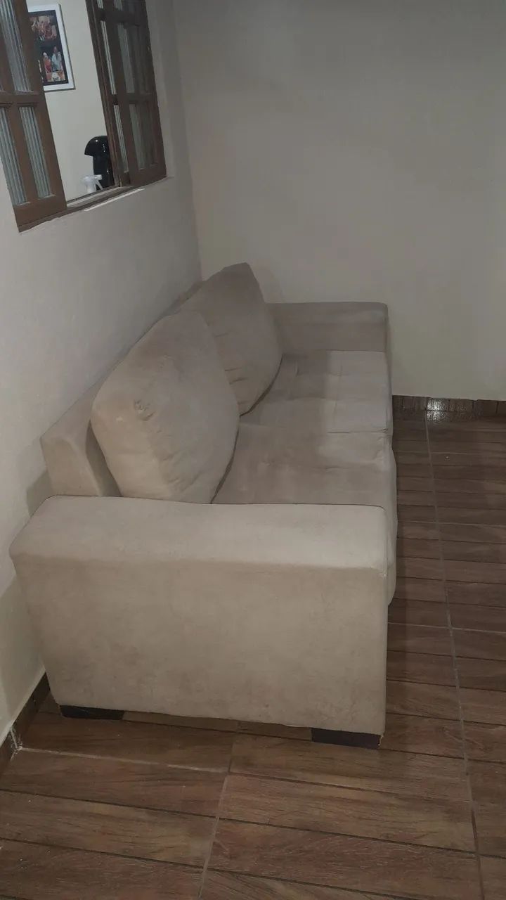 Vendo sofá 3 lugares 250,00 - Foto 2