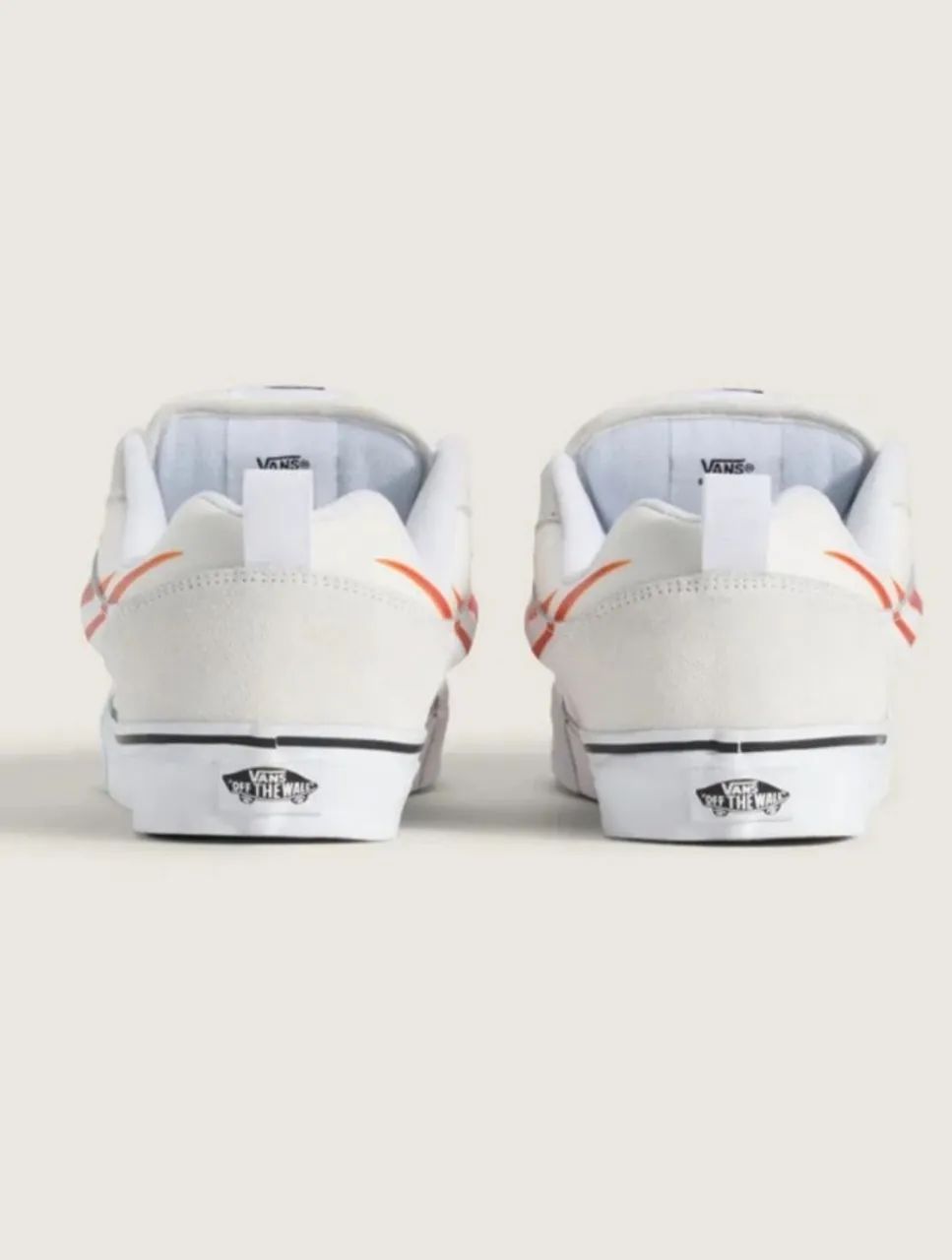  Frente Grátis  Vans knu skool flame cream, Num 40 - Foto 3