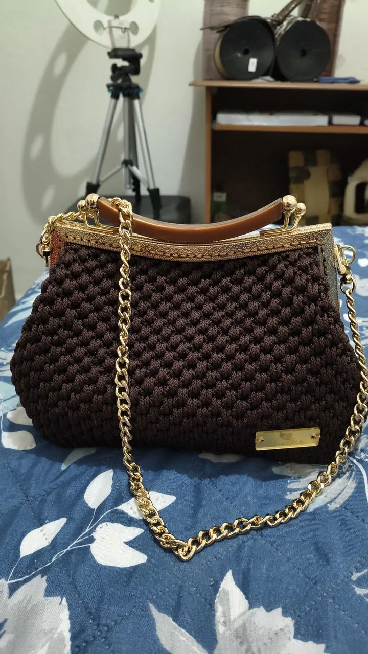 Bolsas em crochê  - Foto 5