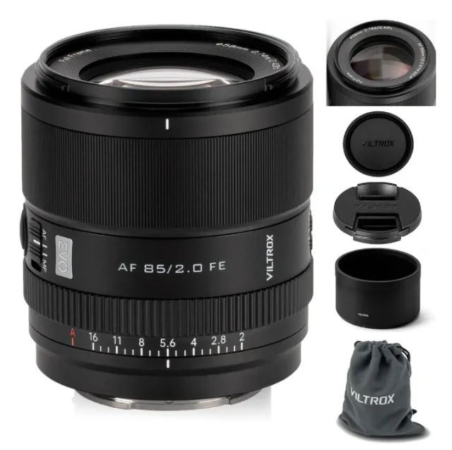 Lente Viltrox 85mm F2.0 EVO Full Frame Para Sony E-mount Serve em câmeras Sony Ful Frame e - Foto 2