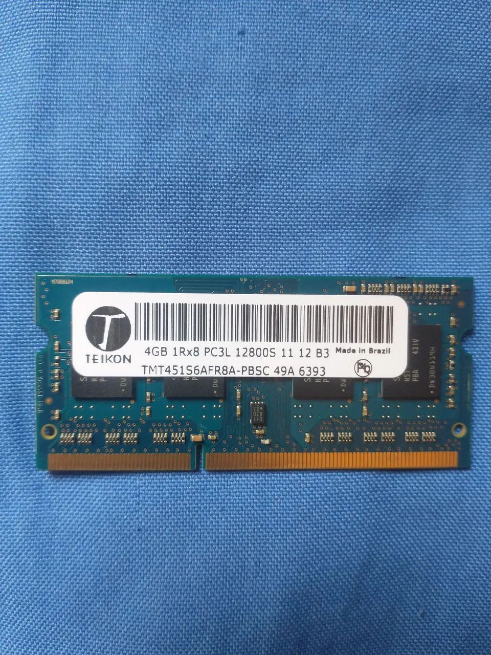 Lote com 6 módulos de Memória DDR3 4GB para notebook