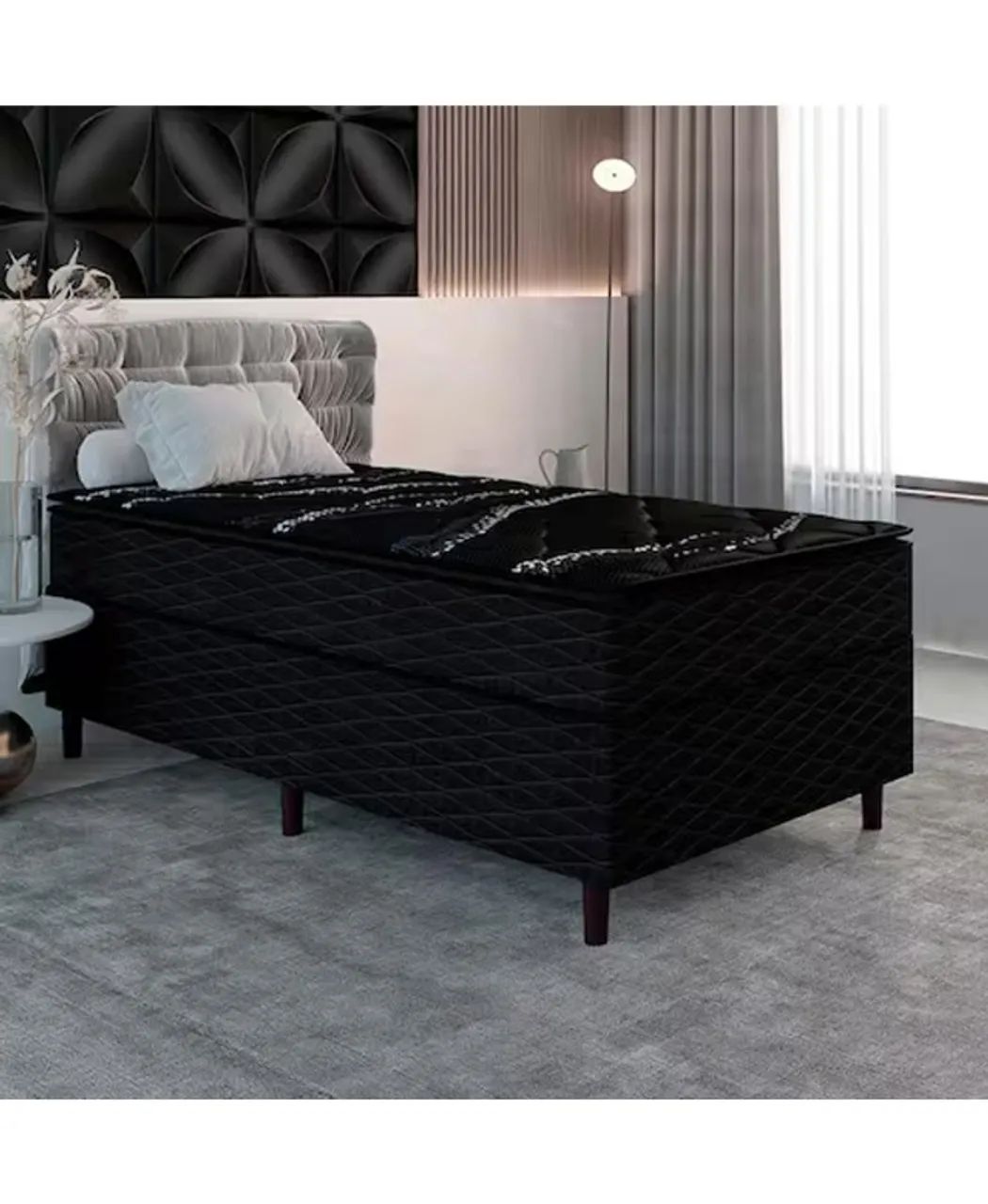 Cama Box de Solteiro Umaflex 63X88X188cm Nova