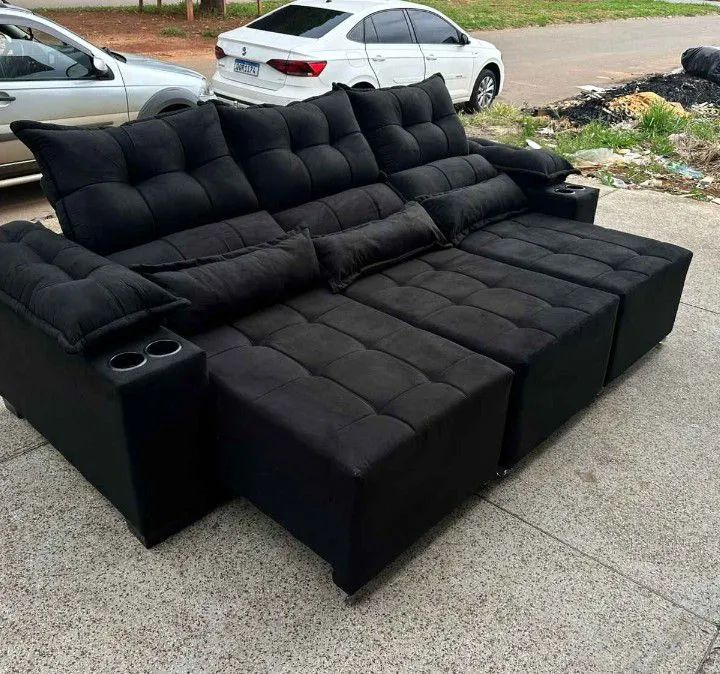 Sofa retrátil e reclinável 