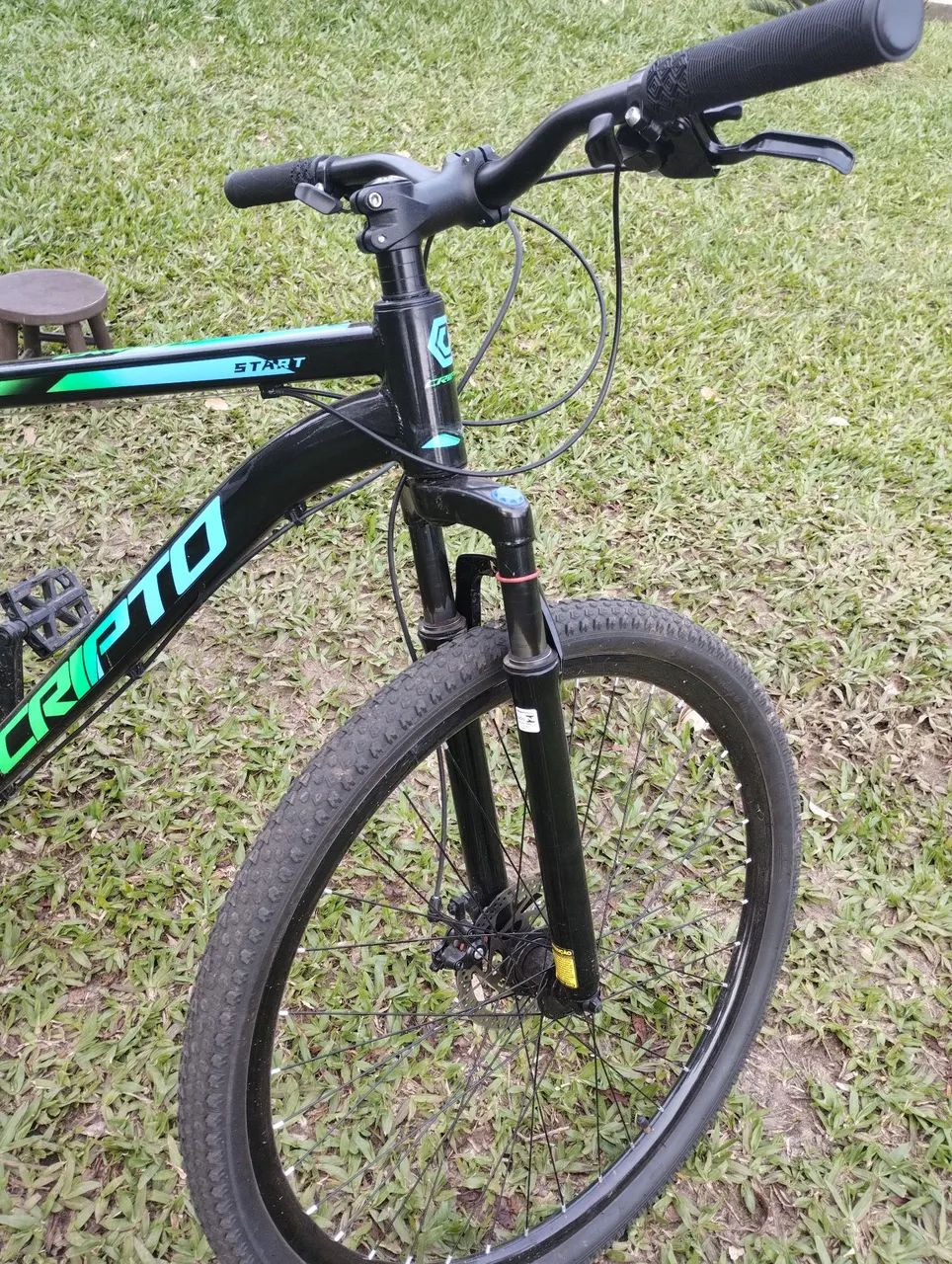Bicicleta Cripto aro 29 seminova - Foto 3