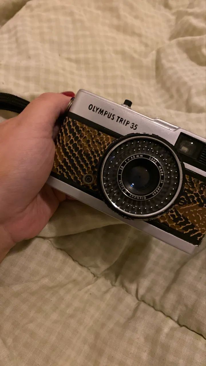 Câmera analógica Olympus Trip 35 (estilizada original) - Câmeras e