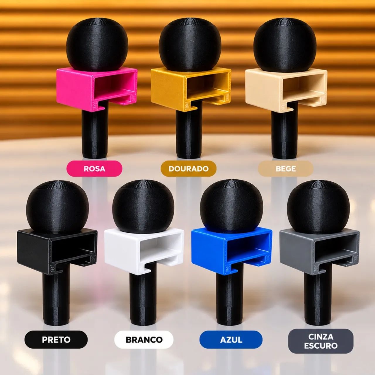 Suporte Mão Mini Microfone de Lapela para Vídeos  - Foto 4