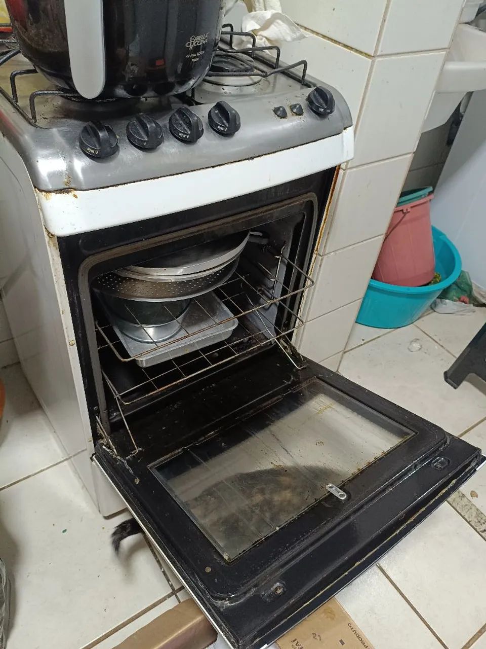 Fogão 4 bocas Eletrolux USADO - Foto 3