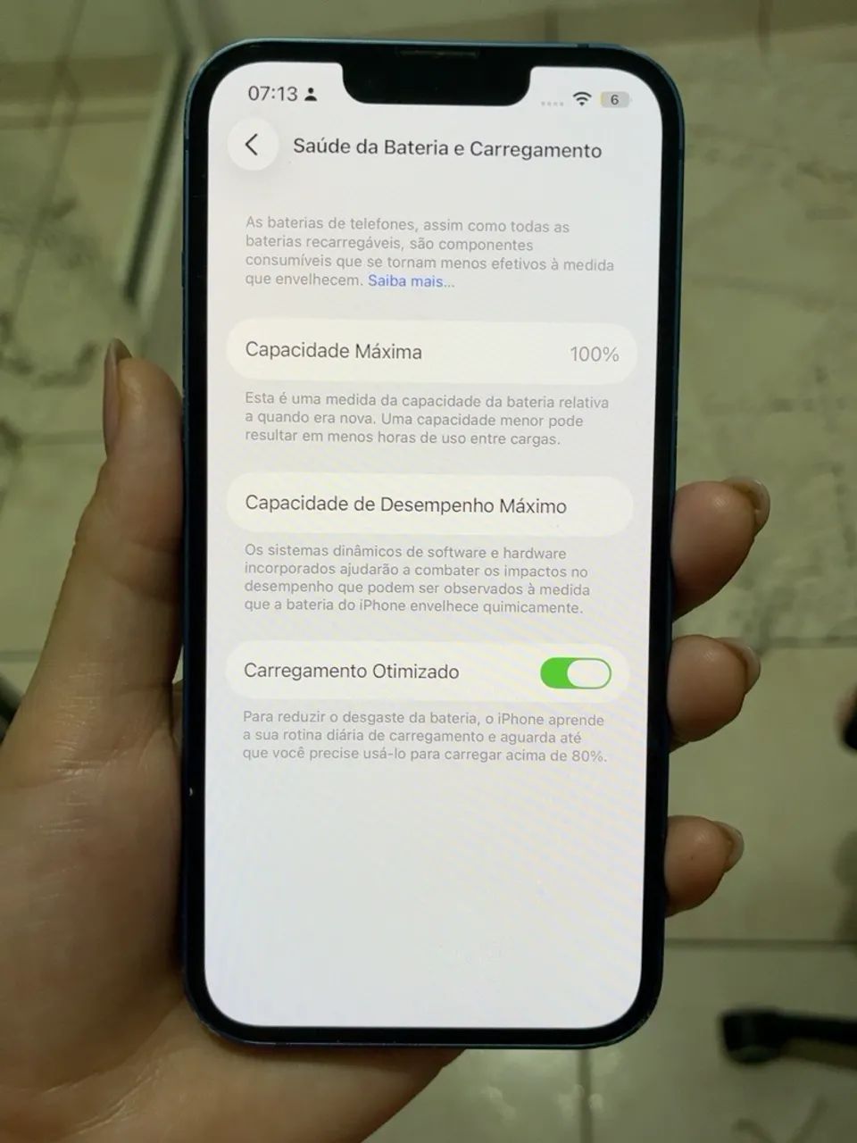 iPhone 13 azul - usado - Foto 5