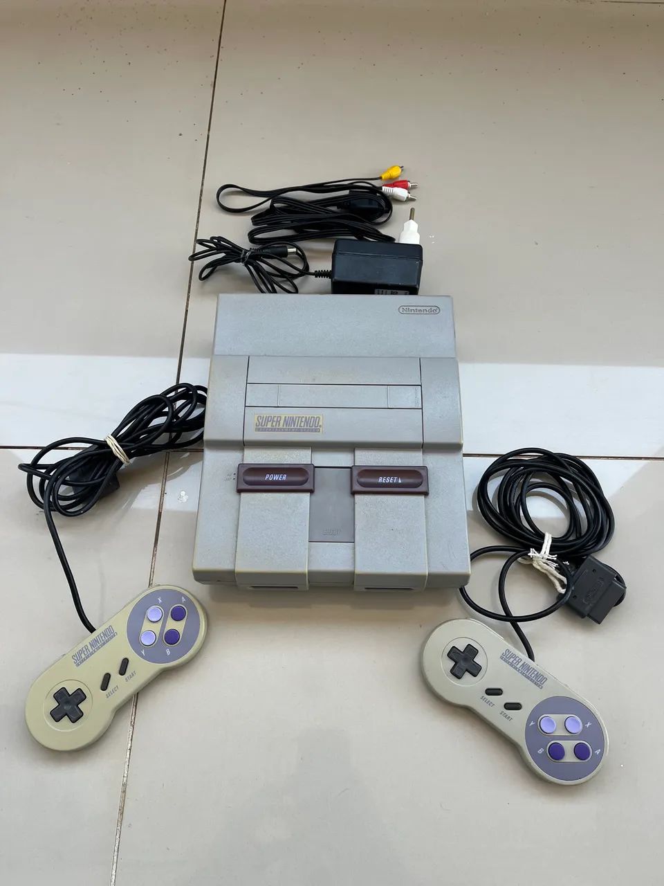 Super Nintendo + controles + 1 jogo - Foto 4