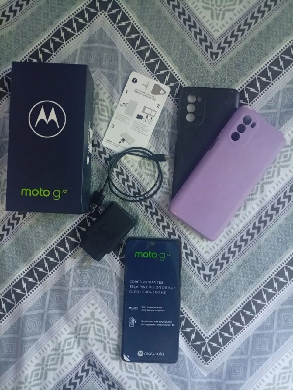 Moto G52 - Completo | Com defeito na tela
