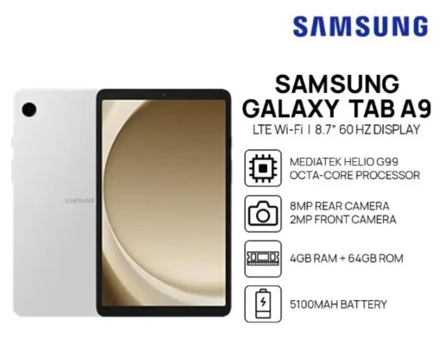 [LACRADO] Tablet Samsung Galaxy Tab A9, Wifi 8.7" 4gb 64gb (Até 3x sem juros) - Foto 3