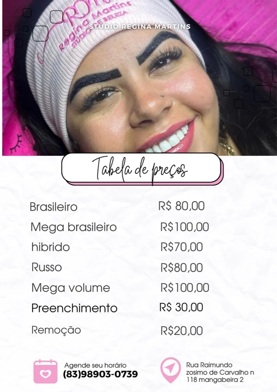 Promoção cílios 