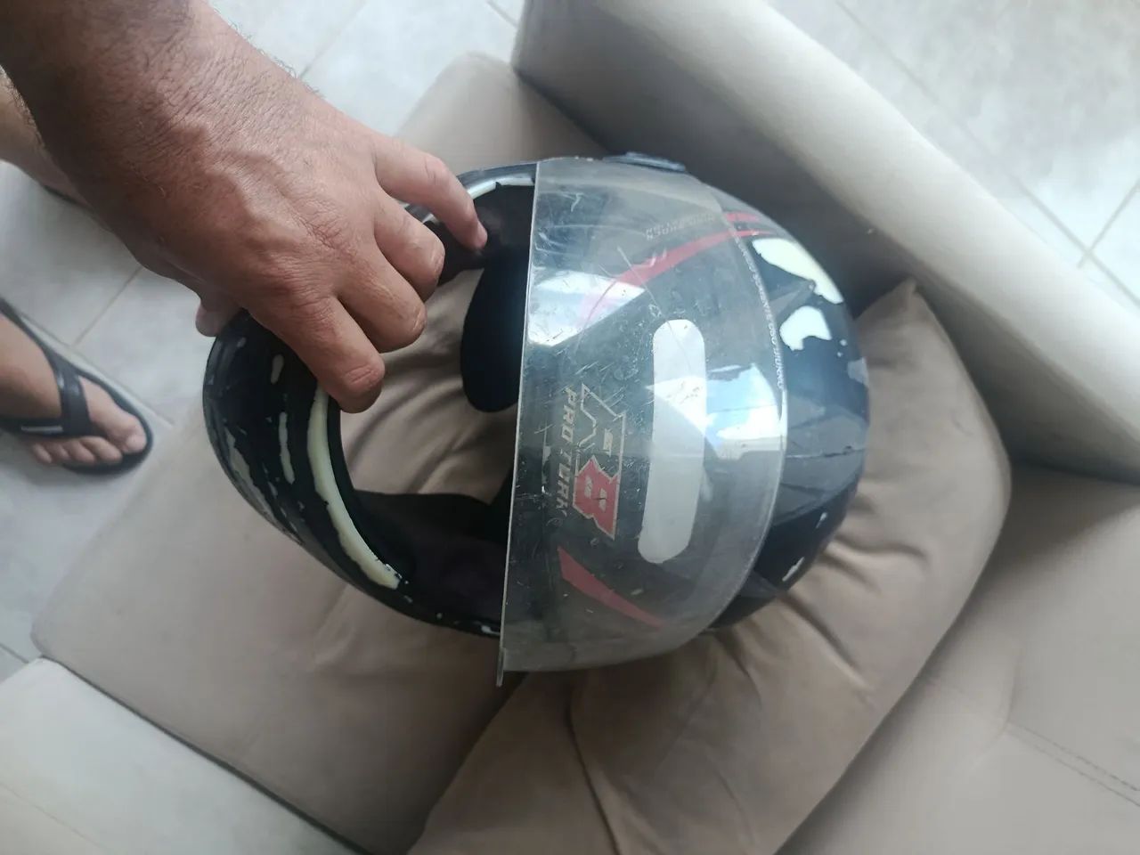 Capacete usado  - Foto 5