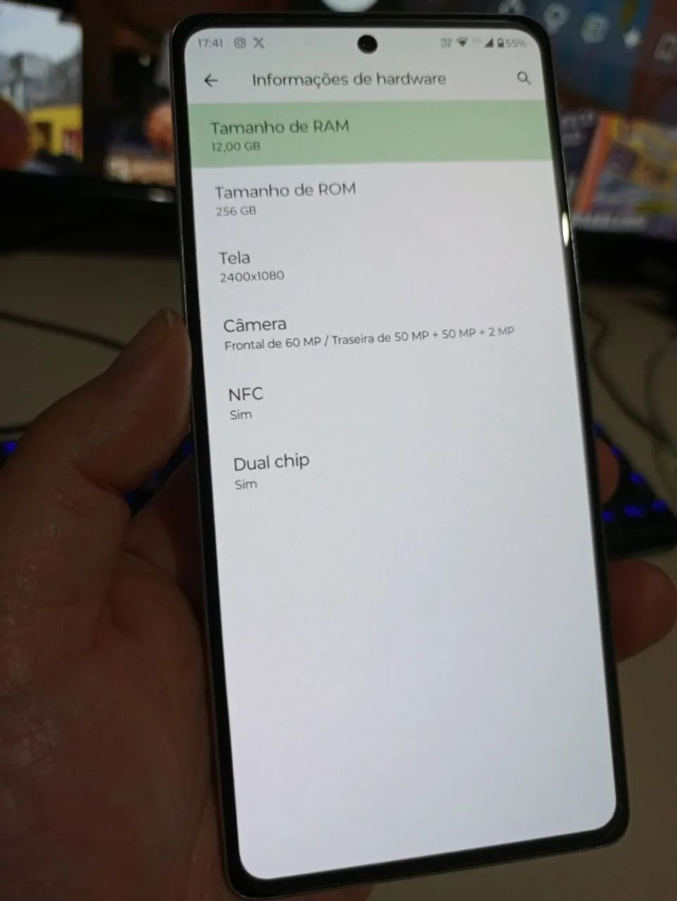 Motorola Edge 30 PRO 256/12+12GB Zerado Só Trocas! - Foto 5