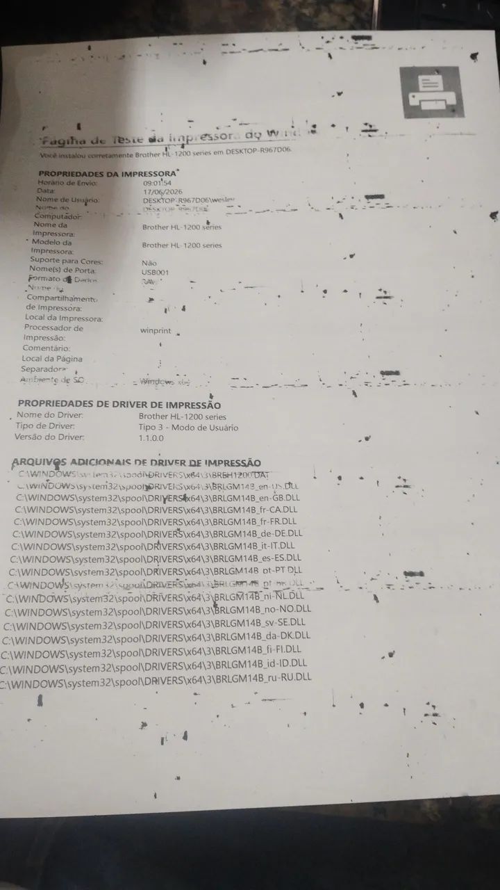 Impressora LaserJet Brother HL-1202 - Foto 3
