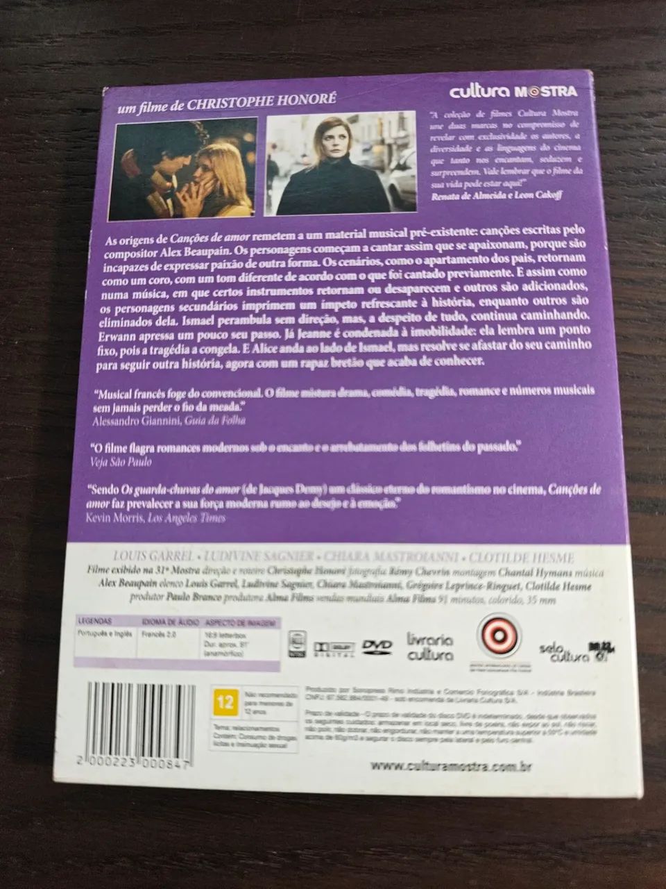 Canções de Amor - Les chansons d'amor - DVD original  - Foto 3