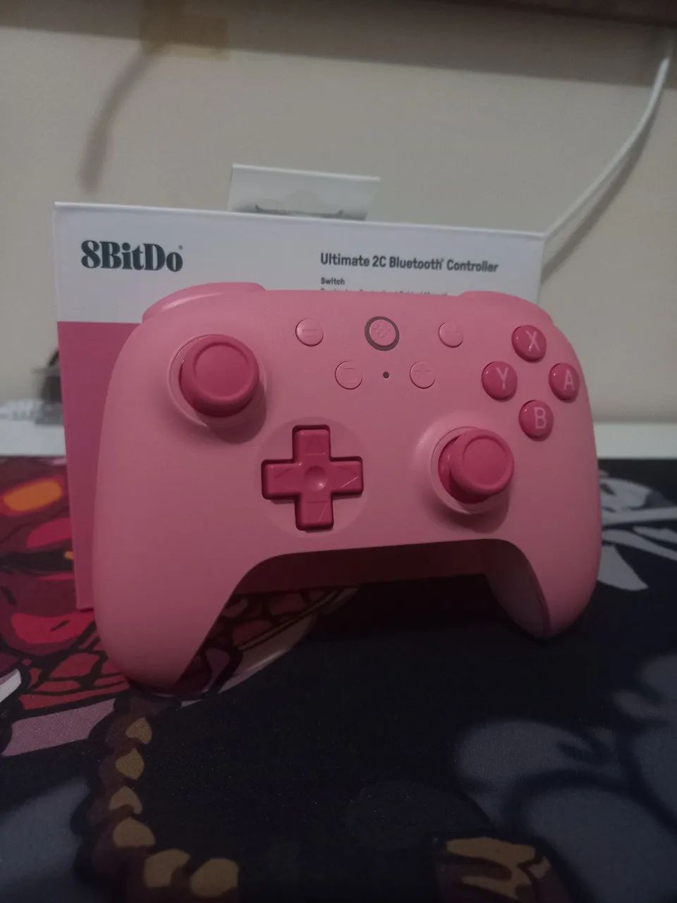 Controle 8BitDo bluetooth rosa (novo) - Foto 5