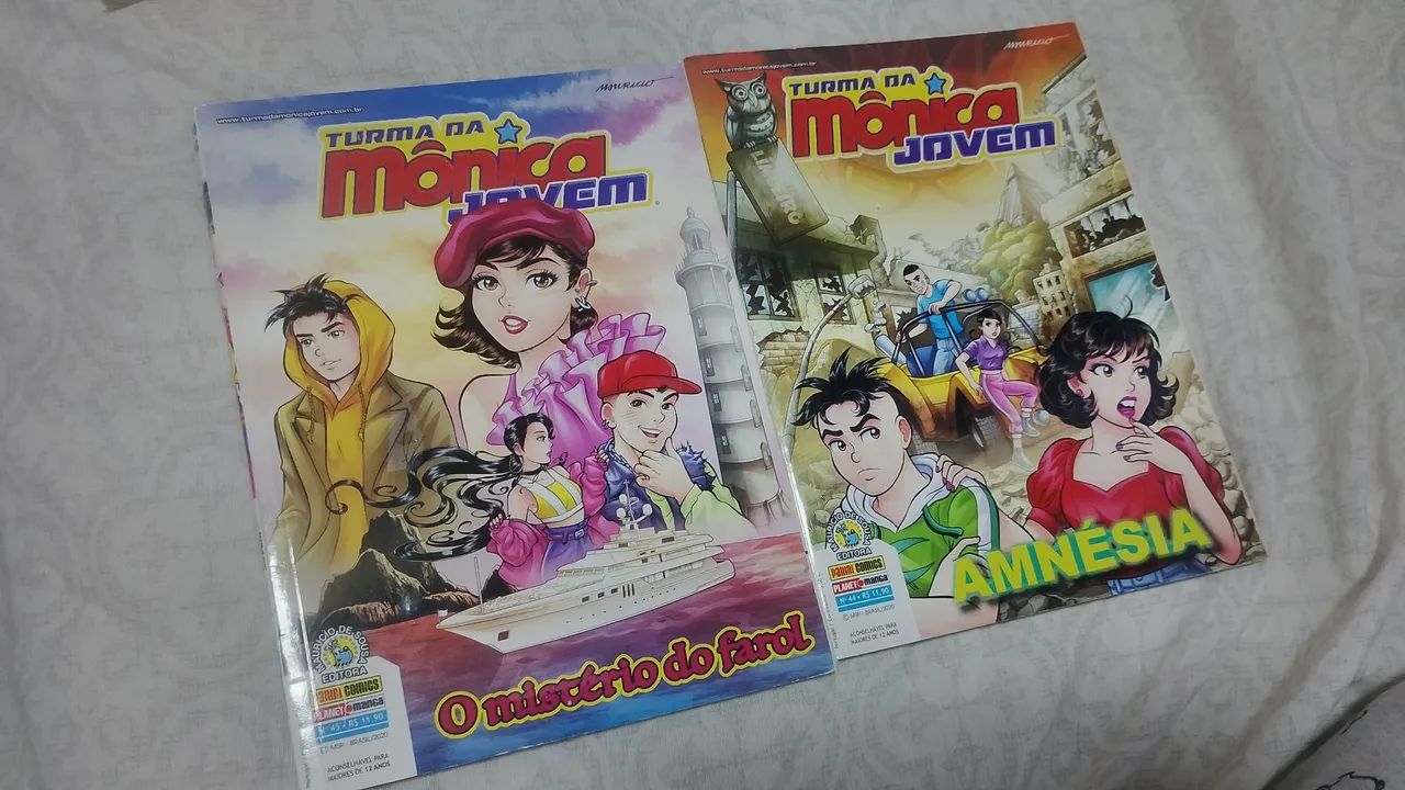 Vendo gibis usados da Turma da Mônica Jovem em excelentes