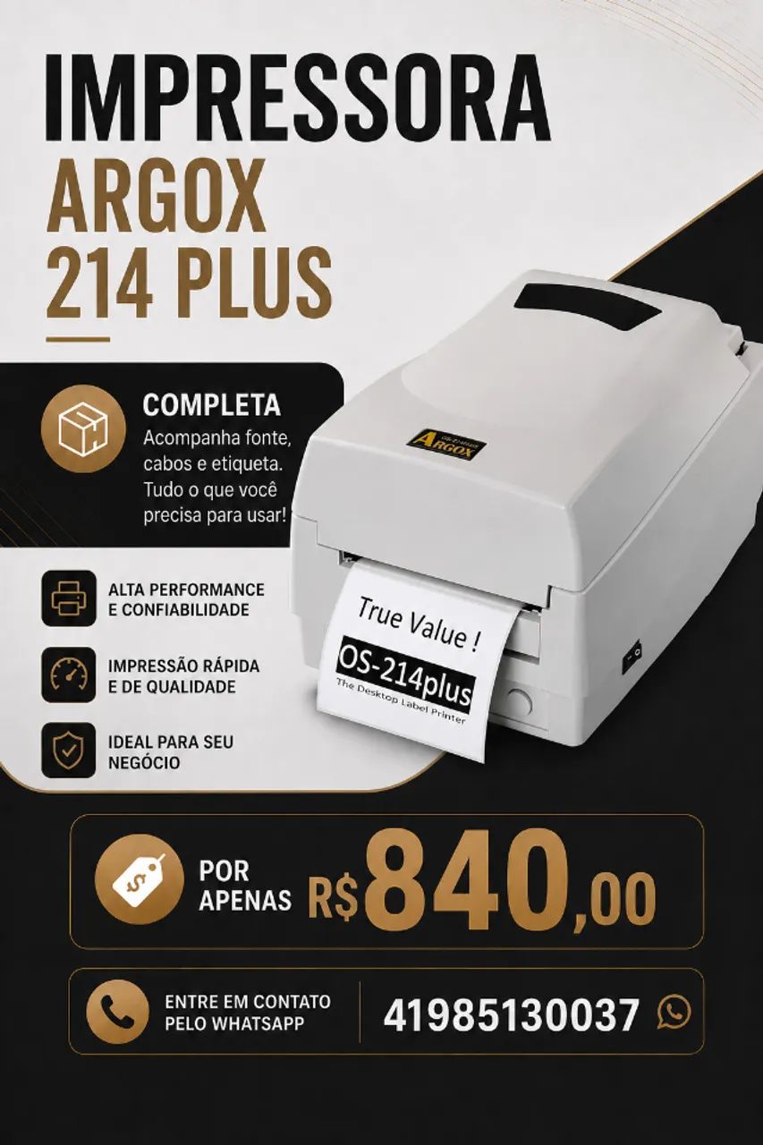 Impressora Argox 214 Plus
