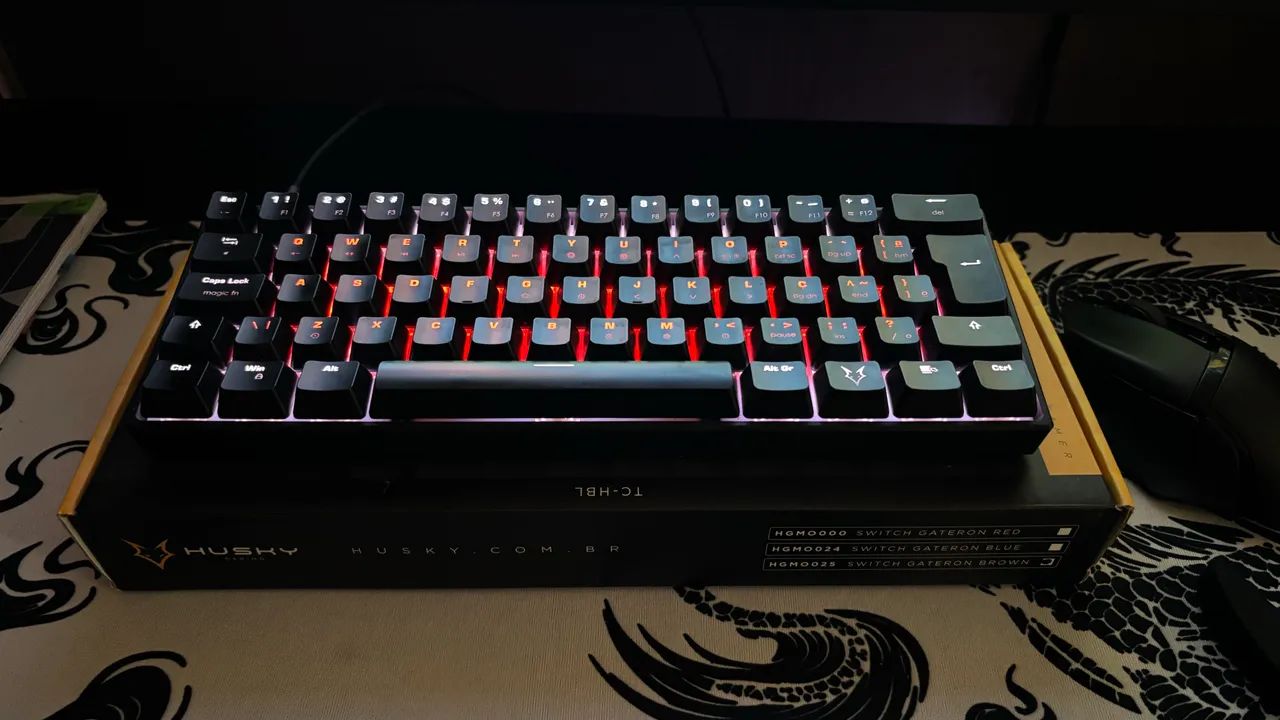 Teclado Mecânico Husky Blizzard 60% RGB