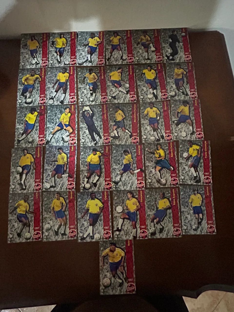 Lote Cards Coca Cola Copa 98 