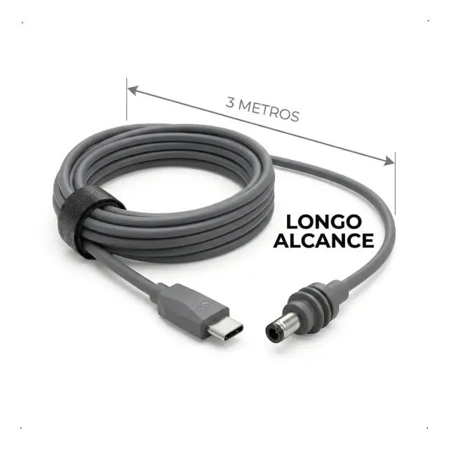 Cabo Tipo-c para Starlink Mini 3m - Celark 100w *ENTREGA GRÁTIS* - Foto 3