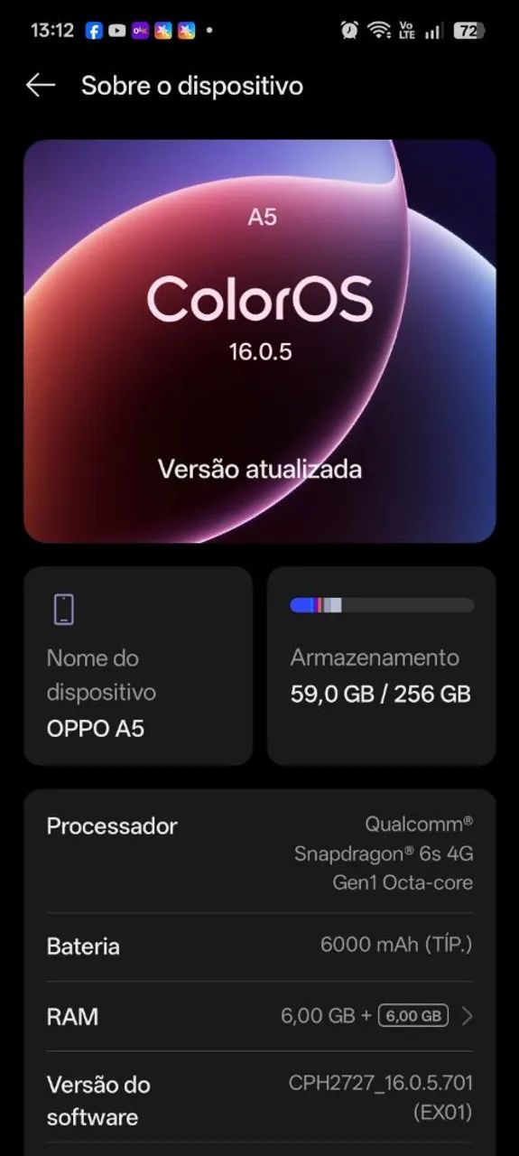 Oppo A5 5g 2025 perfeito estado, 256gb  - Foto 4