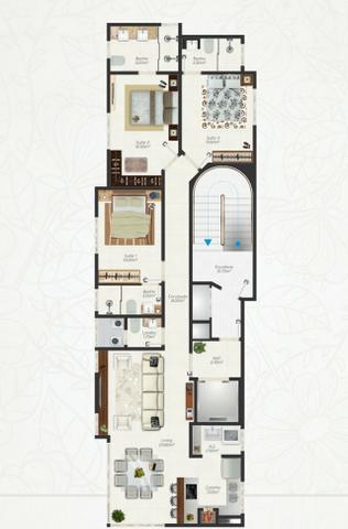 Apartamento com apenas 80 metros do mar!!! CO307 - Foto 2