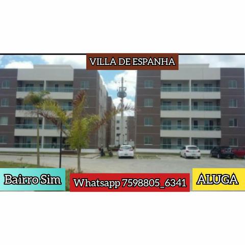 ALUGO apartamento Condomínio Vila de Espanha bairro Sim