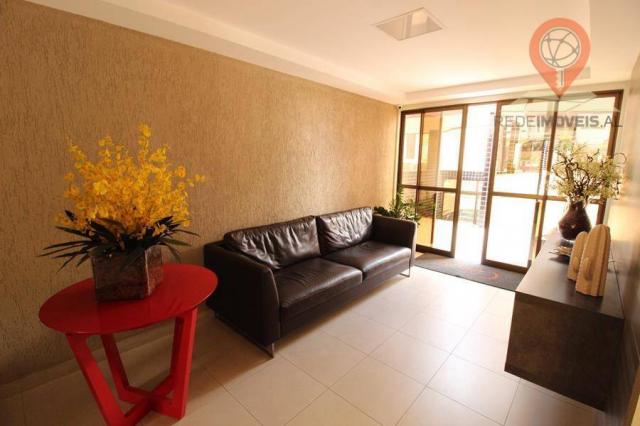 Apartamento com 2 dormitórios à venda, 65 m² por R$ 350.000 - Jatiúca - Maceió/AL - Foto 5