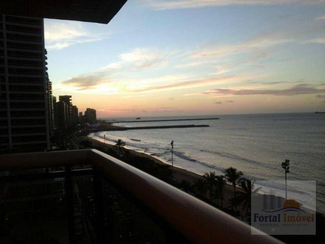 Lindíssimo apto com vista para o mar, completamente mobiliado e climatizado, alto padrão, - Foto 2