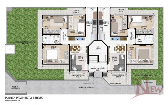 Apartamento com 03 quartos no Cidade Jardim, São José dos Pinhais - Foto 14