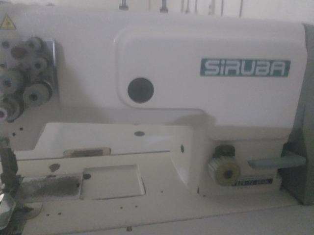 Máquina De Costura Pespontadeira 2 Agulhas Ponto Fixo - Foto 5